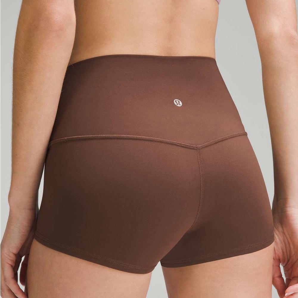 Brand New lululemon brown align shorts